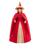 Sleeping Beauty Fairy Godmother Costume Official Blue Dress and Wand Set - Halloweez